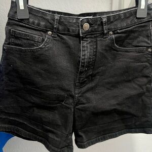 Forever 21 Black Jean Shorts
